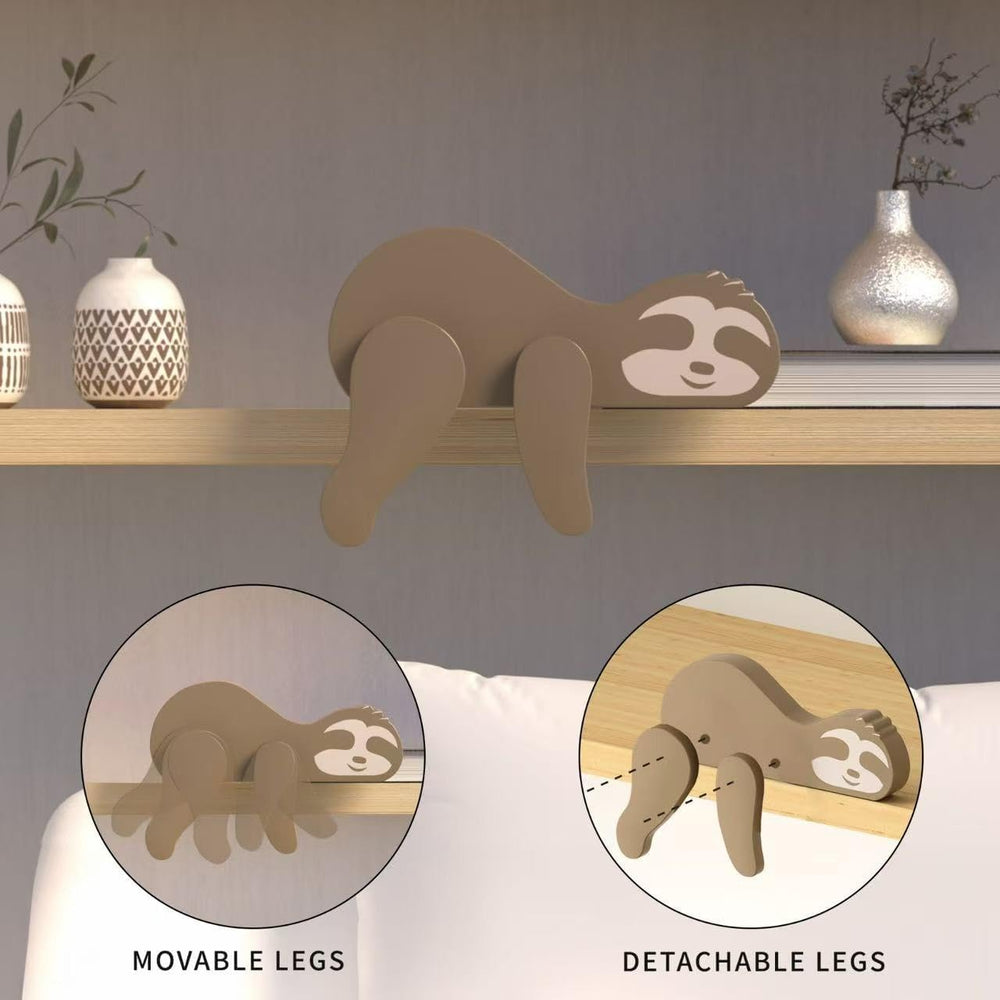PUTSKA wooden animal sloth closeup highlights smooth finish and craft quality