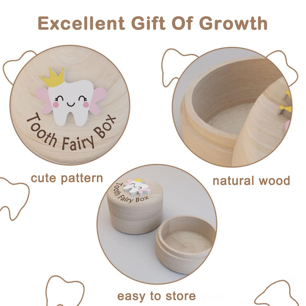 PUXING Tooth Fairy Box keepsake storage for cherished childhood memories