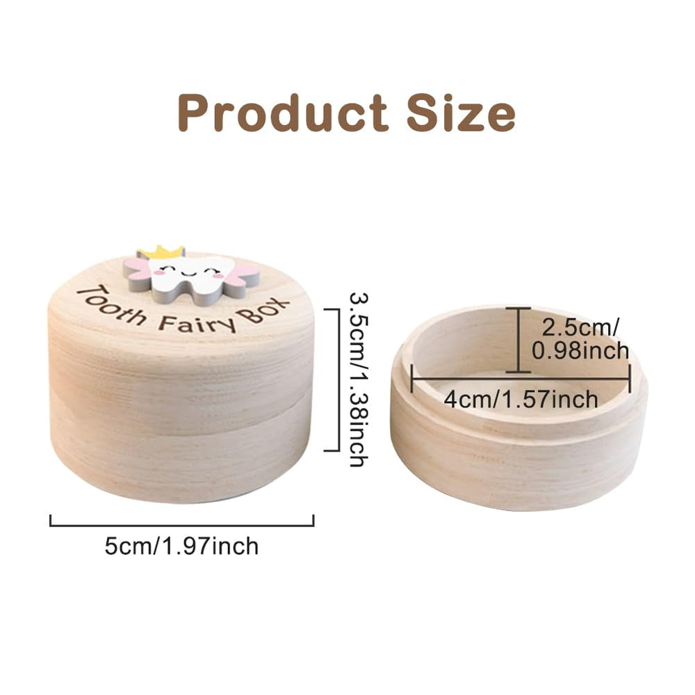 PUXING Tooth Fairy Box lid features a 3D tooth for bedtime tooth rituals