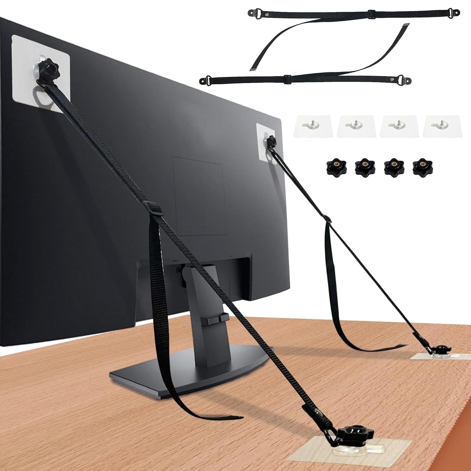 PUXING TV Safety Strap packaged for quick, no-drill installation and secure set-up.