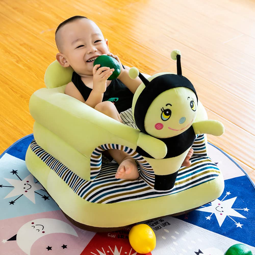 PUXU back-support design ensures safe upright positioning for babies
