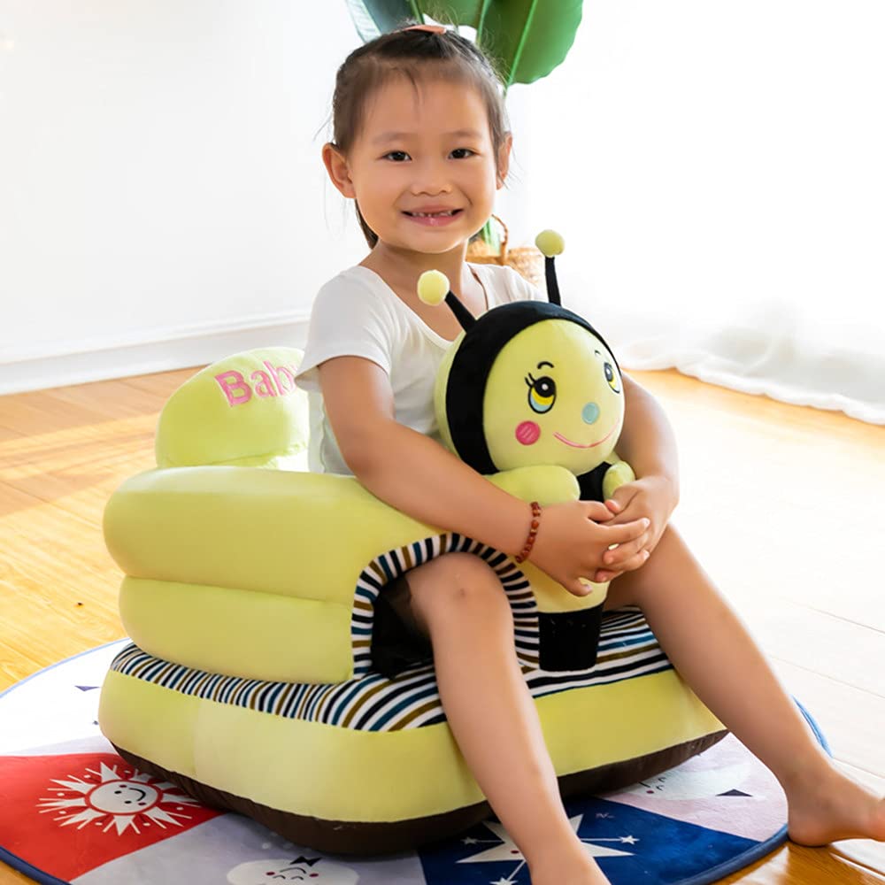 PUXU upright-position image indicates ideal use for early sitters
