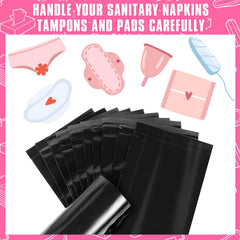 PVWSG sealable thick-design bag helps contain odors and leaks discreetly.