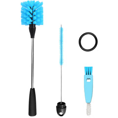 PZLife 3-pack bottle brush with straw cleaner for easy cleaning of sports bottles