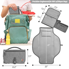 PZU portable changing pad folded compact size for travel