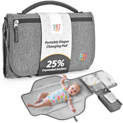 PZU portable changing pad open 28x22 inches for easy diaper changes