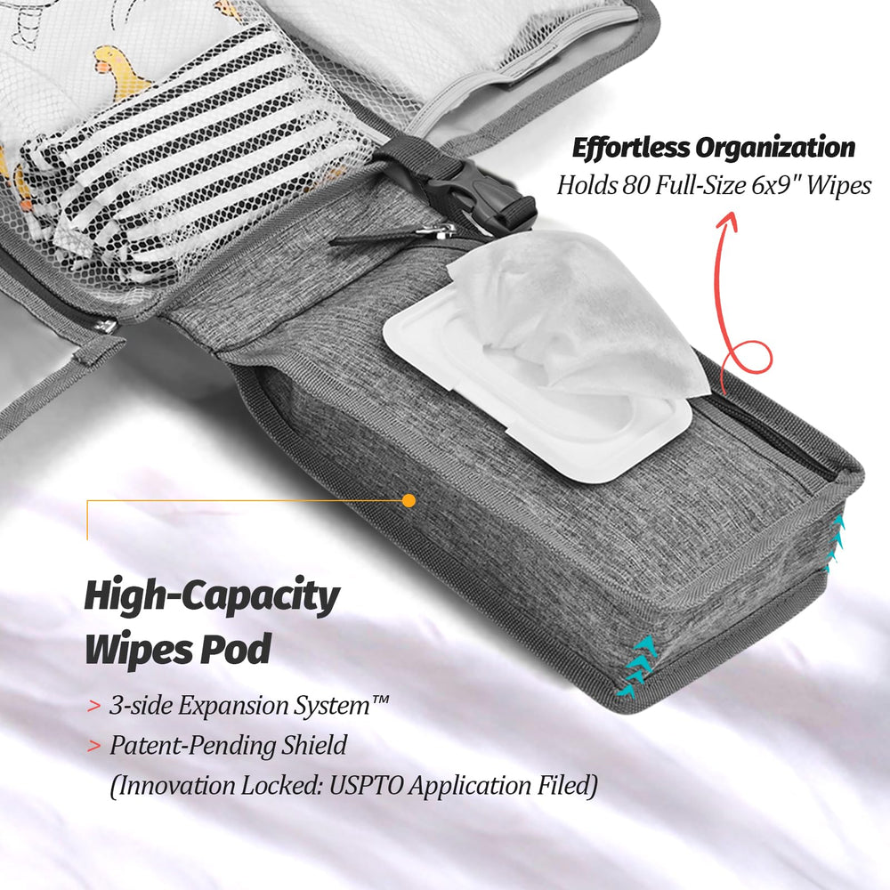 PZU pad carry handle and buckle strap for hands-free transport