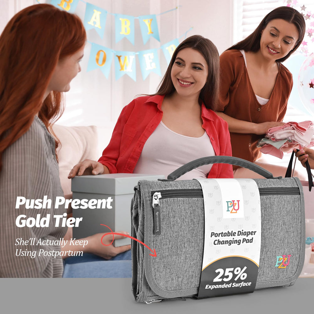PZU portable changing pad travel-ready for car trips and outings