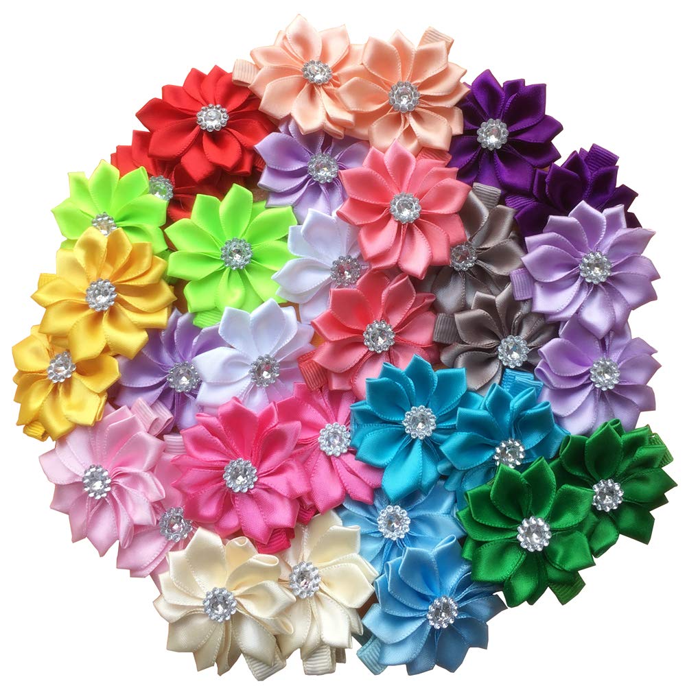 QandSweet 32-piece hair clip set in varied colors for effortless styling.