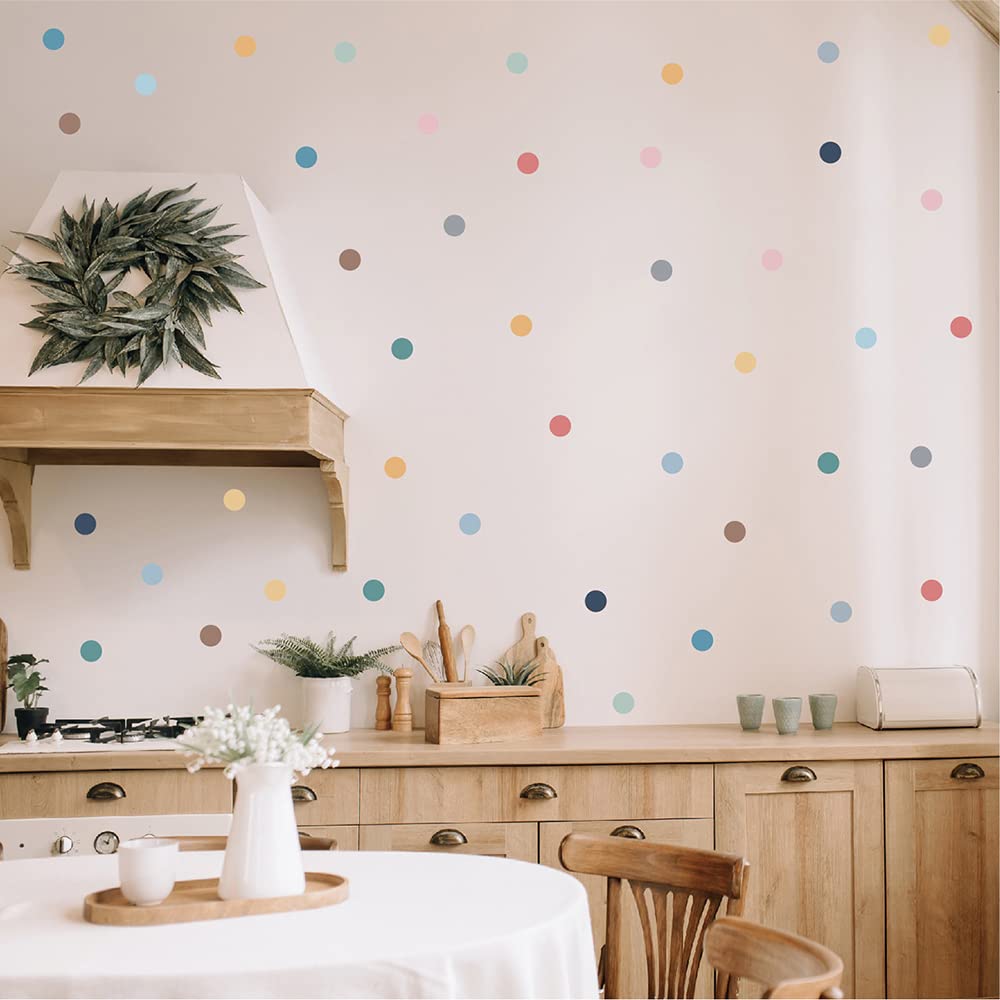 Qaxrocyn dots decor in girls' rooms and classrooms for calm, stylish spaces.