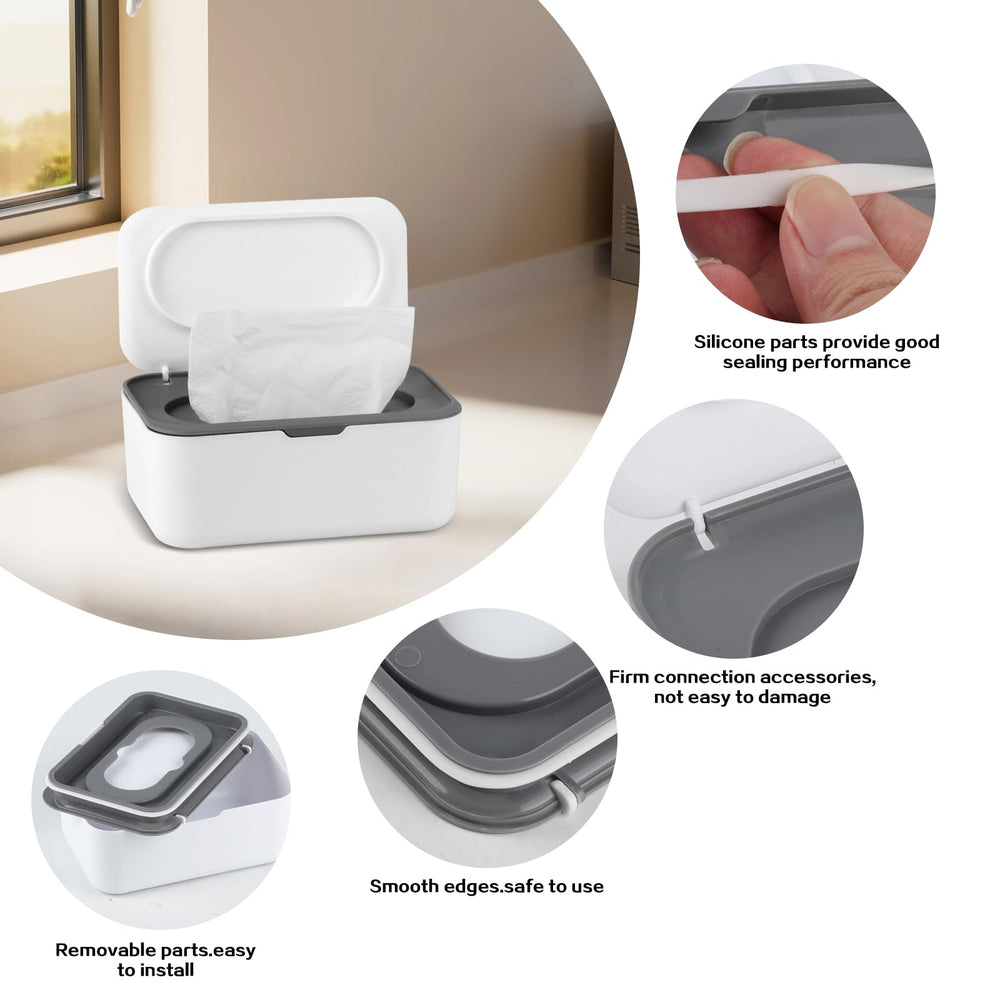 QBXMY7 wipes dispenser weight plate holds wipes in place for smooth removal.