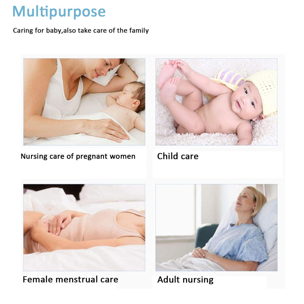 QDTTSRY baby disposable changing pad bed-use scenario demonstrates clean barrier during rest