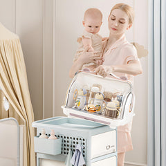 QDTTSRY teat holders keep pacifiers and nipples neatly arranged for quick reach.