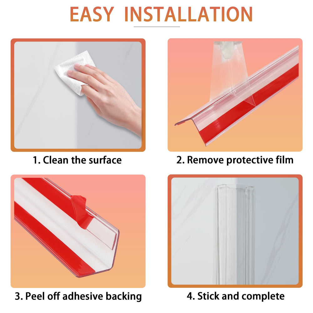 QDYMXUN waterproof clear corner protector cleans easily to resist moisture and stains