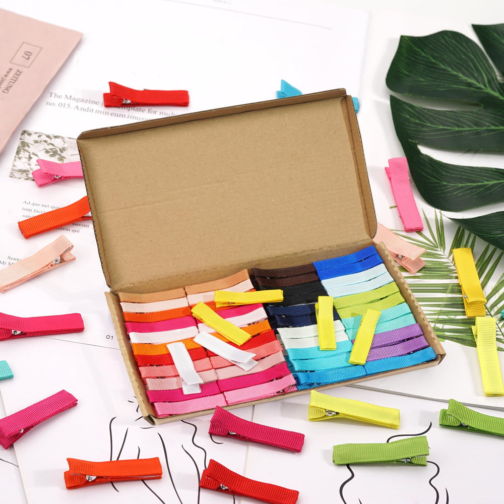 Qearl hair clips durable metal-ribbon combo for daily use.