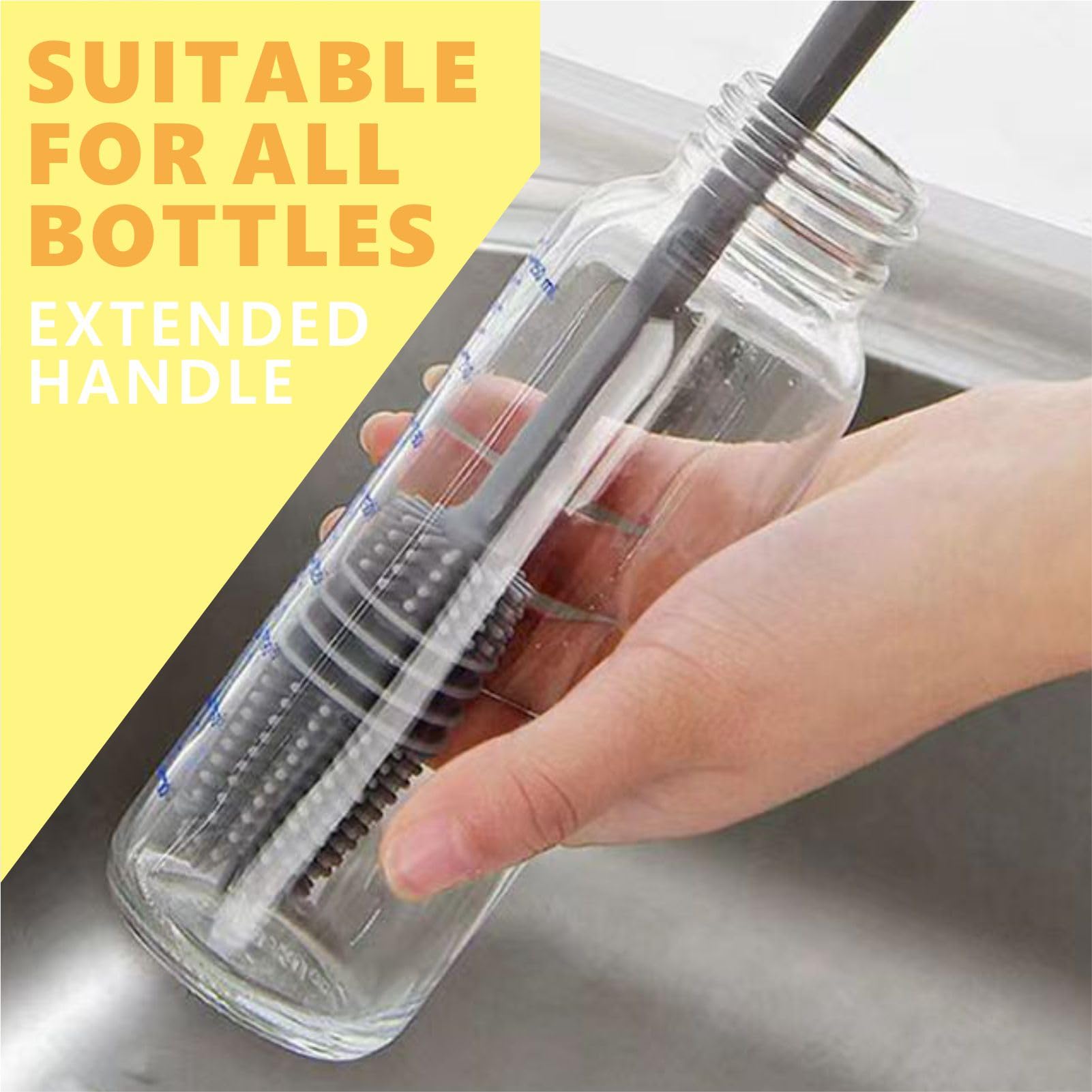 QEEGO vacuum sports bottle cleaner ideal for gym and travel bottles