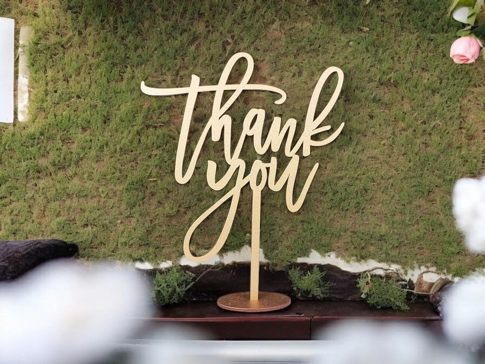 QENWWENG Thank You Table Sign Compact Easy Setup saves time at venues.