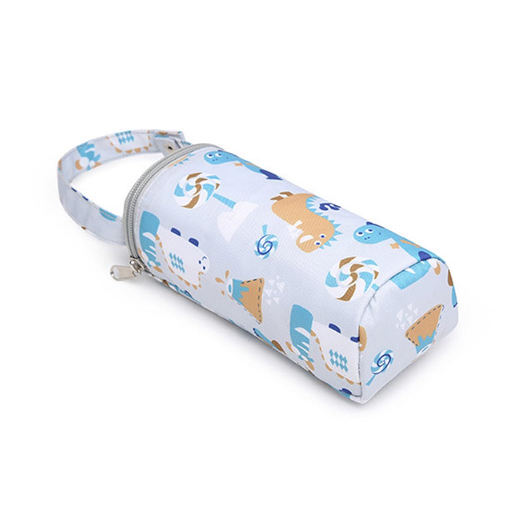 QERPON bag size 7.87x2.75x3.15in fits standard bottles.