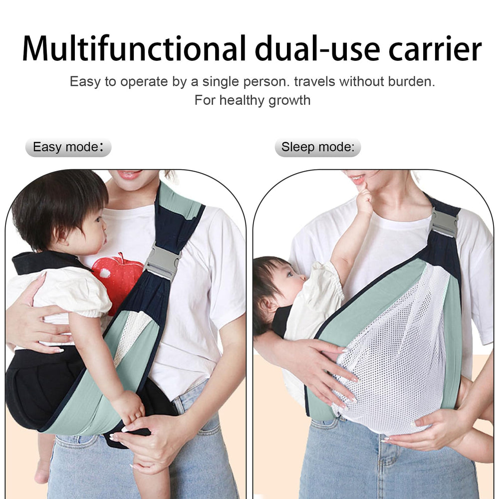 QETRABONE adjustable sling spans 125-155 cm for growing families.