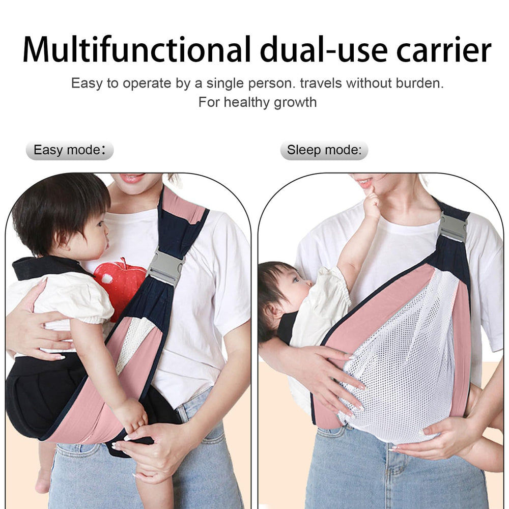 QETRABONE baby sling adjustable size 49-61 inches ensures a perfect fit