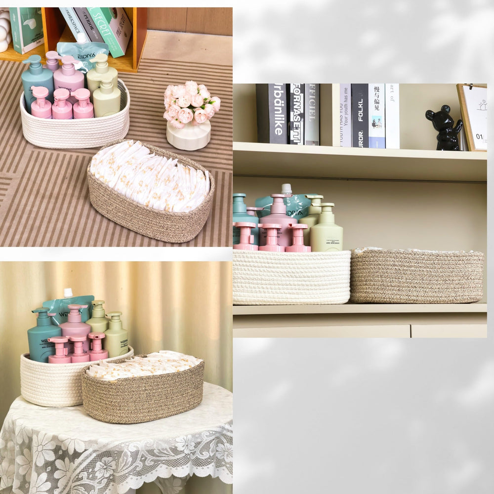 QFLQFL decorative storage bin boosts small-space charm and order.