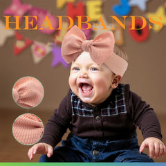 QFV baby bows handmade detail adds premium touch to infant outfits.