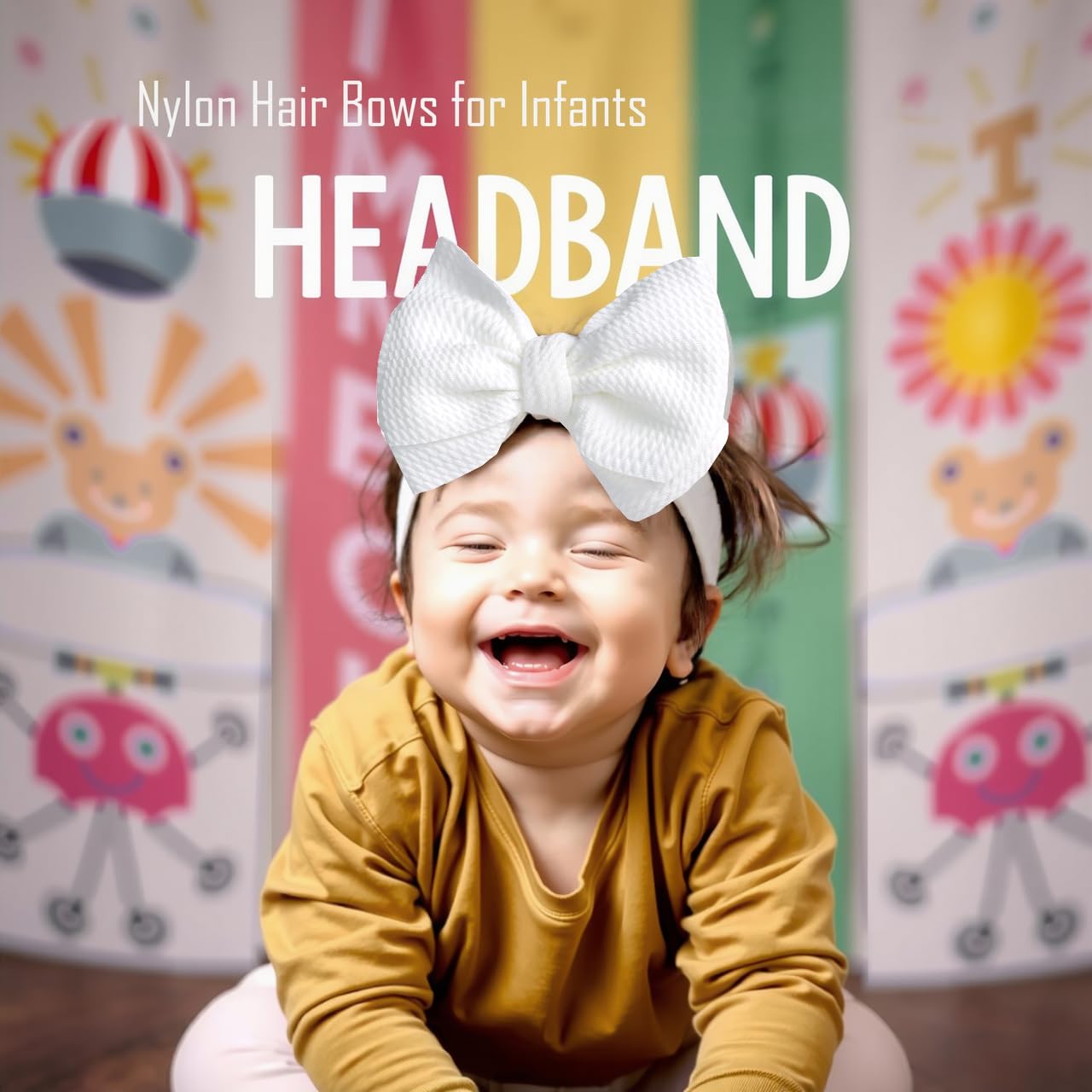 QFV baby bows infant outfit essential for festivals and family photos.