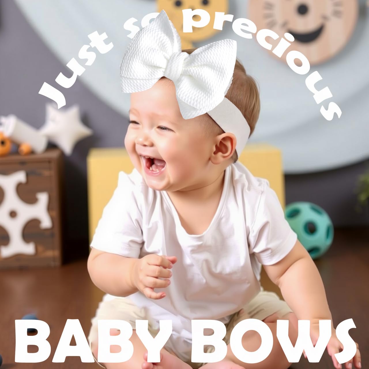 QFV baby bows photo-session accessory boosts charm in portraits and milestones.