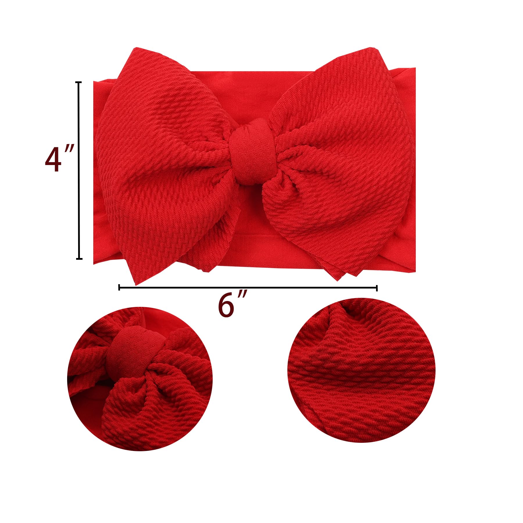QFV Big bow design illustrates photo-ready styling for moments.