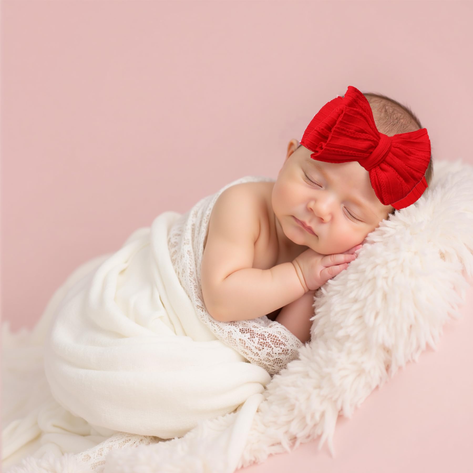 QFV baby girl bows photography-friendly accessory for cute portraits.