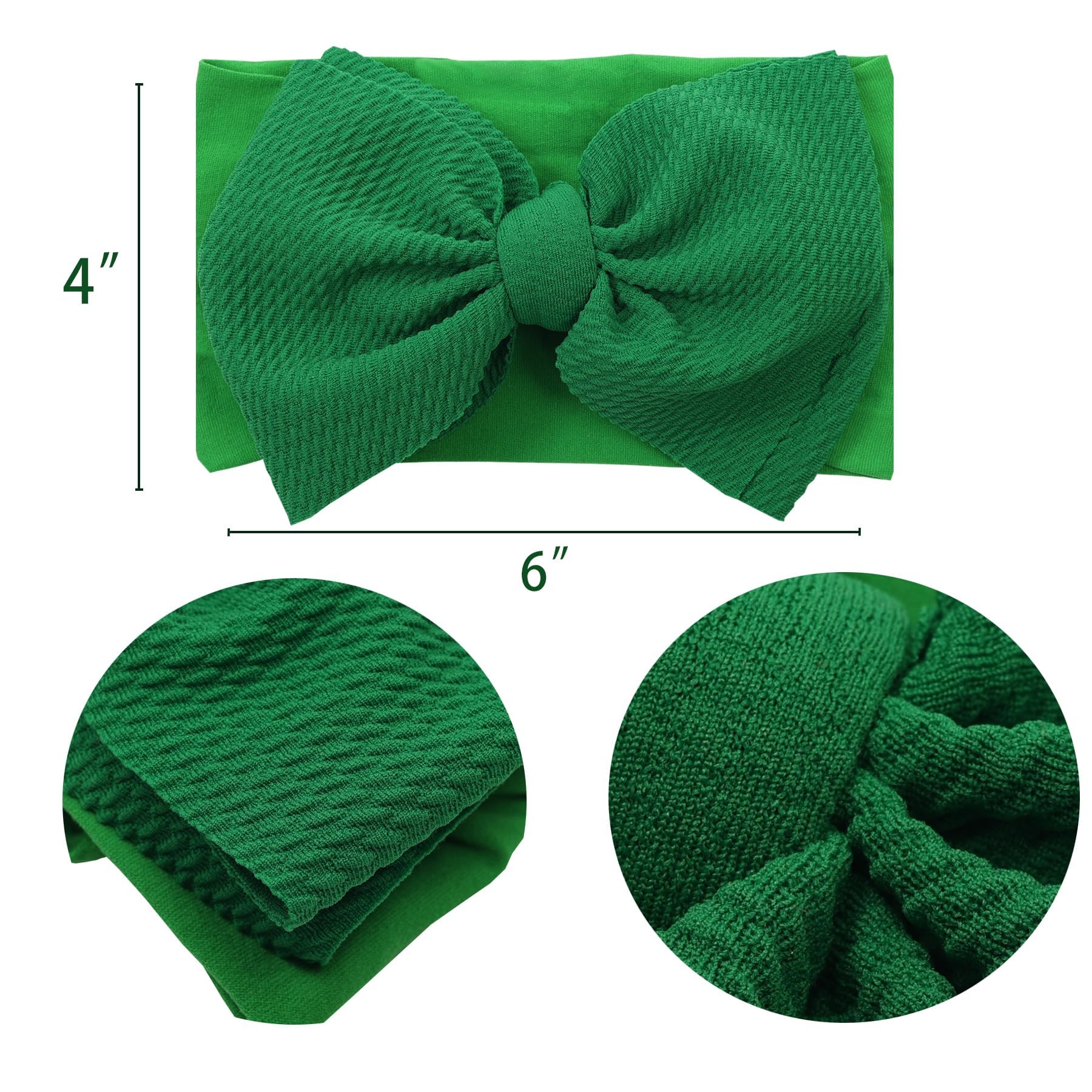 QFV birthday gift headband green enhances baby celebration photos