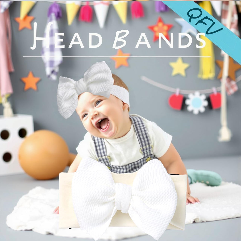 QFV headband close-up shows handmade craftsmanship and thick material.