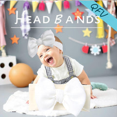 QFV headband close-up shows handmade craftsmanship and thick material.