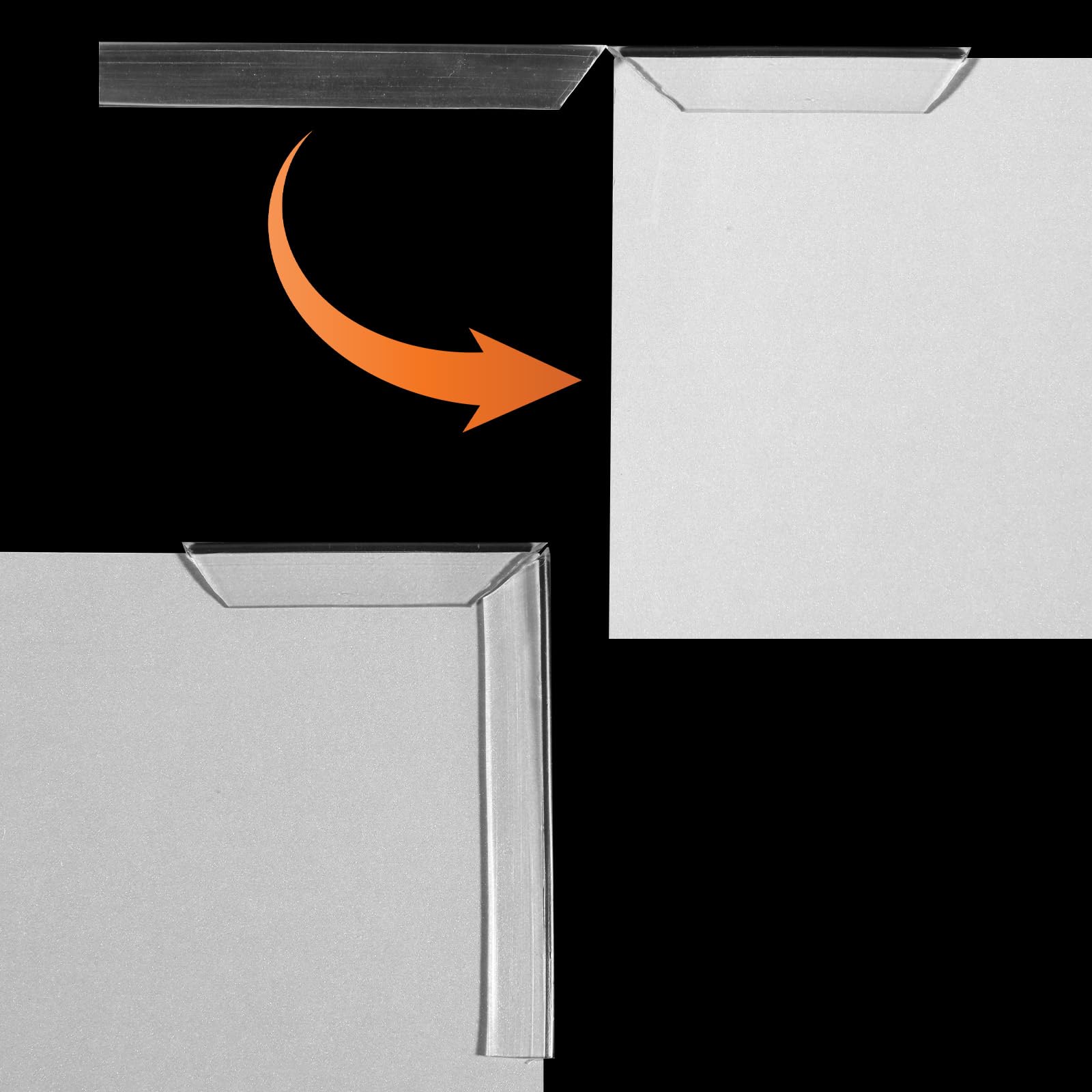 QfwdfcTrenz edge trim sheet metal application protects corners and extends life.