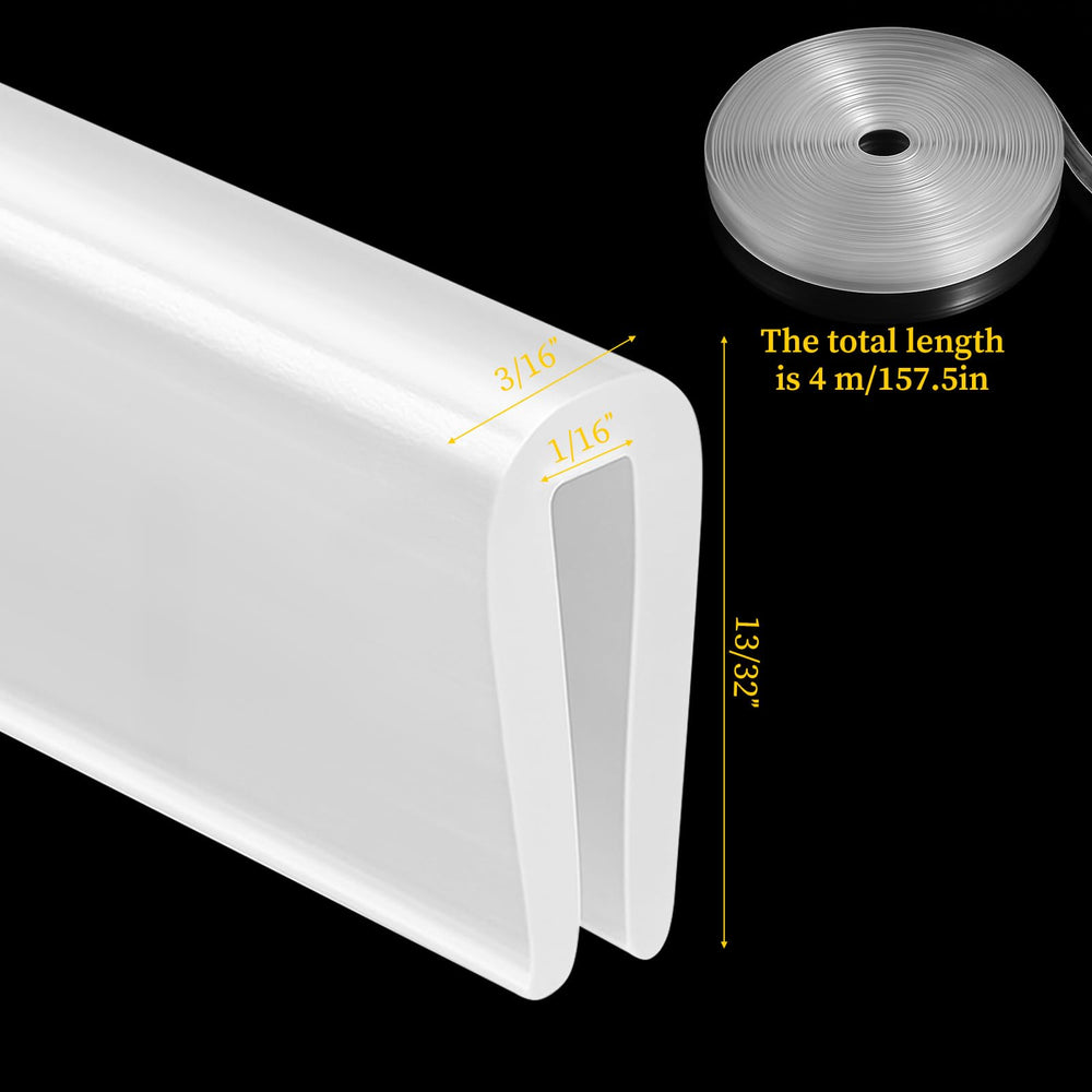 QfwdfcTrenz-u-channel edge protector closeup shows flexible fit for curved surfaces.