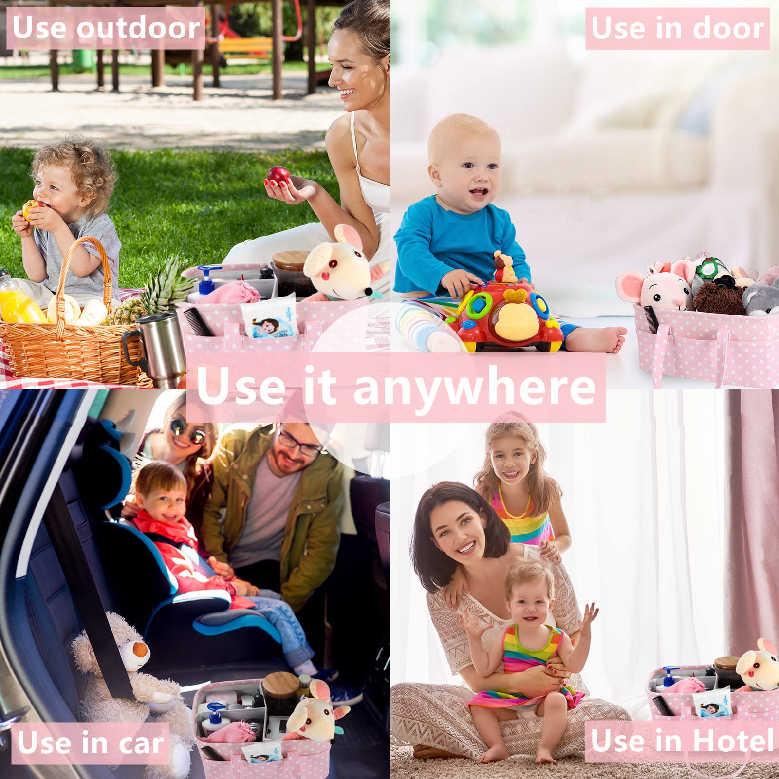 QiANBiRD toy storage bin keeps lightweight toys neatly stored