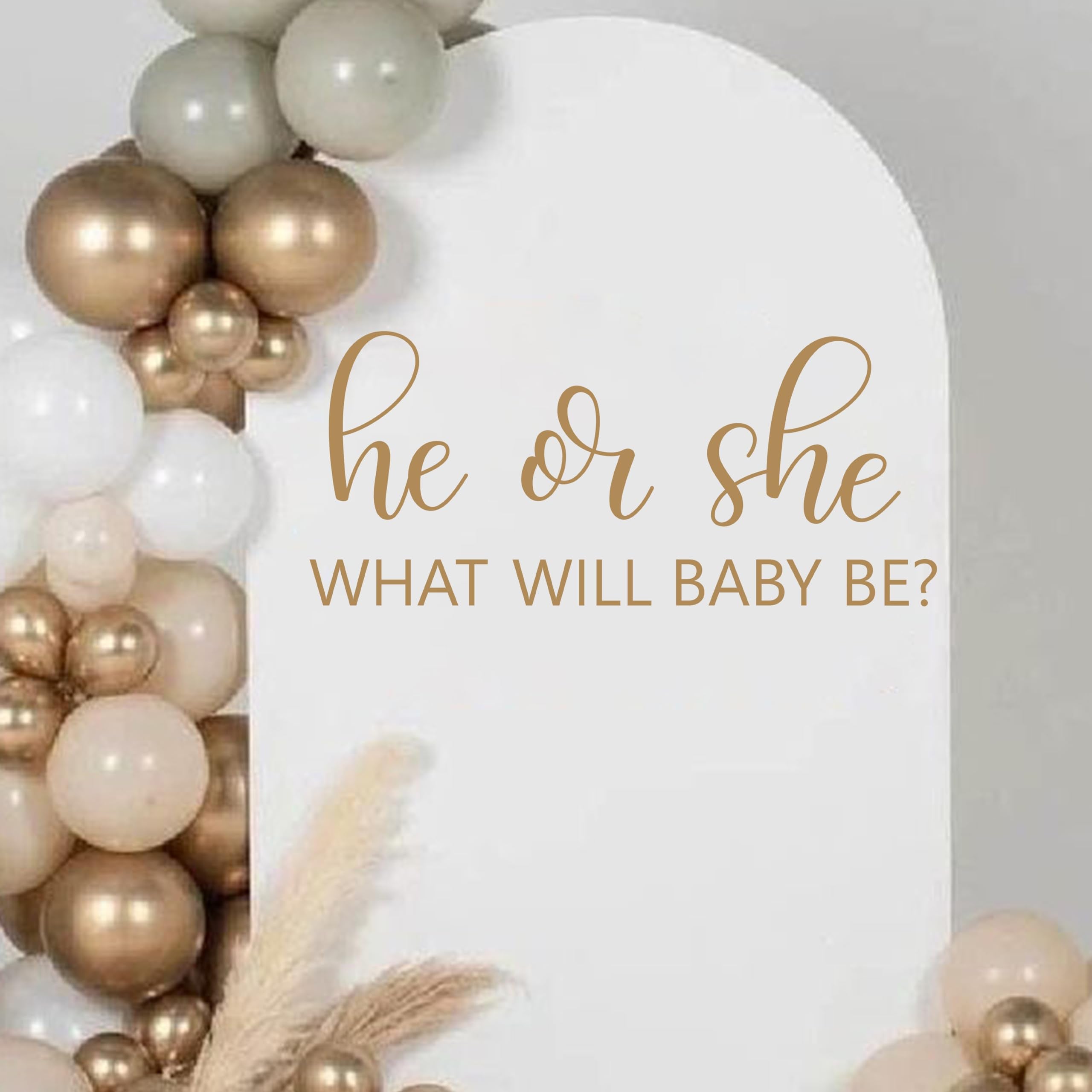 QIANGDAGSI baby shower wall sticker on backdrop for photos