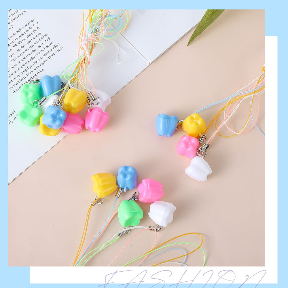 Qianyu tooth saver necklace blue box provides secure storage and a fun keepsake.