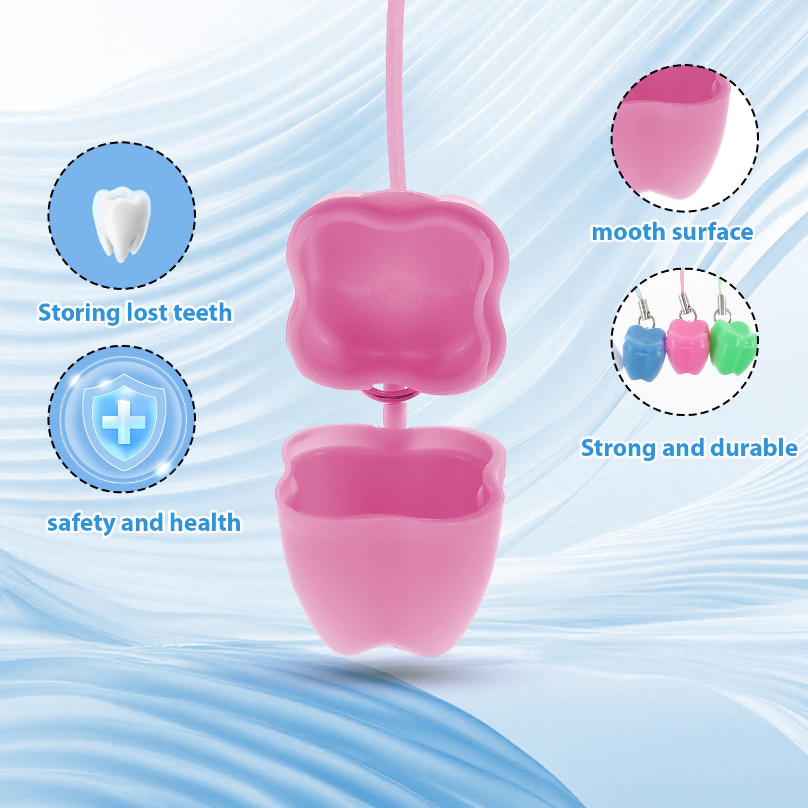Qianyu tooth saver necklace green box makes tooth storage playful and collectible.