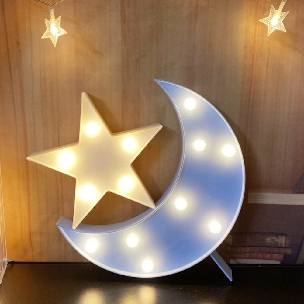 QiaoFei moon light wall mount blue for cozy nursery ambiance