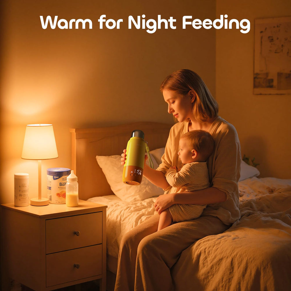 QIBOX 17oz capacity scene shows multiple feedings ready