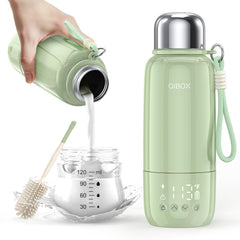 QIBOX bottle warmer travel design compact for on-the-go feeding