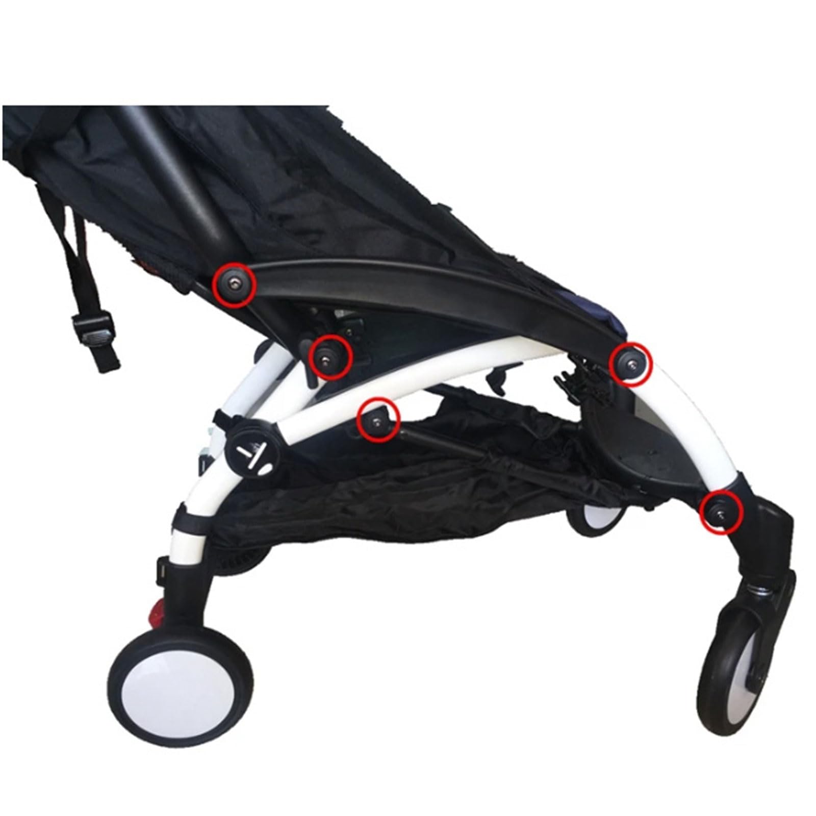 QIIIMSLSS parking hook supports safe stowing of stroller accessories