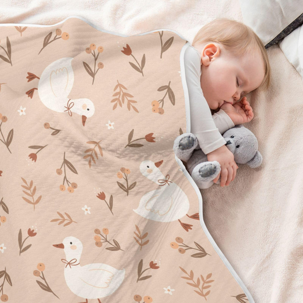 Qilmy travel-friendly blanket fits car seats and strollers