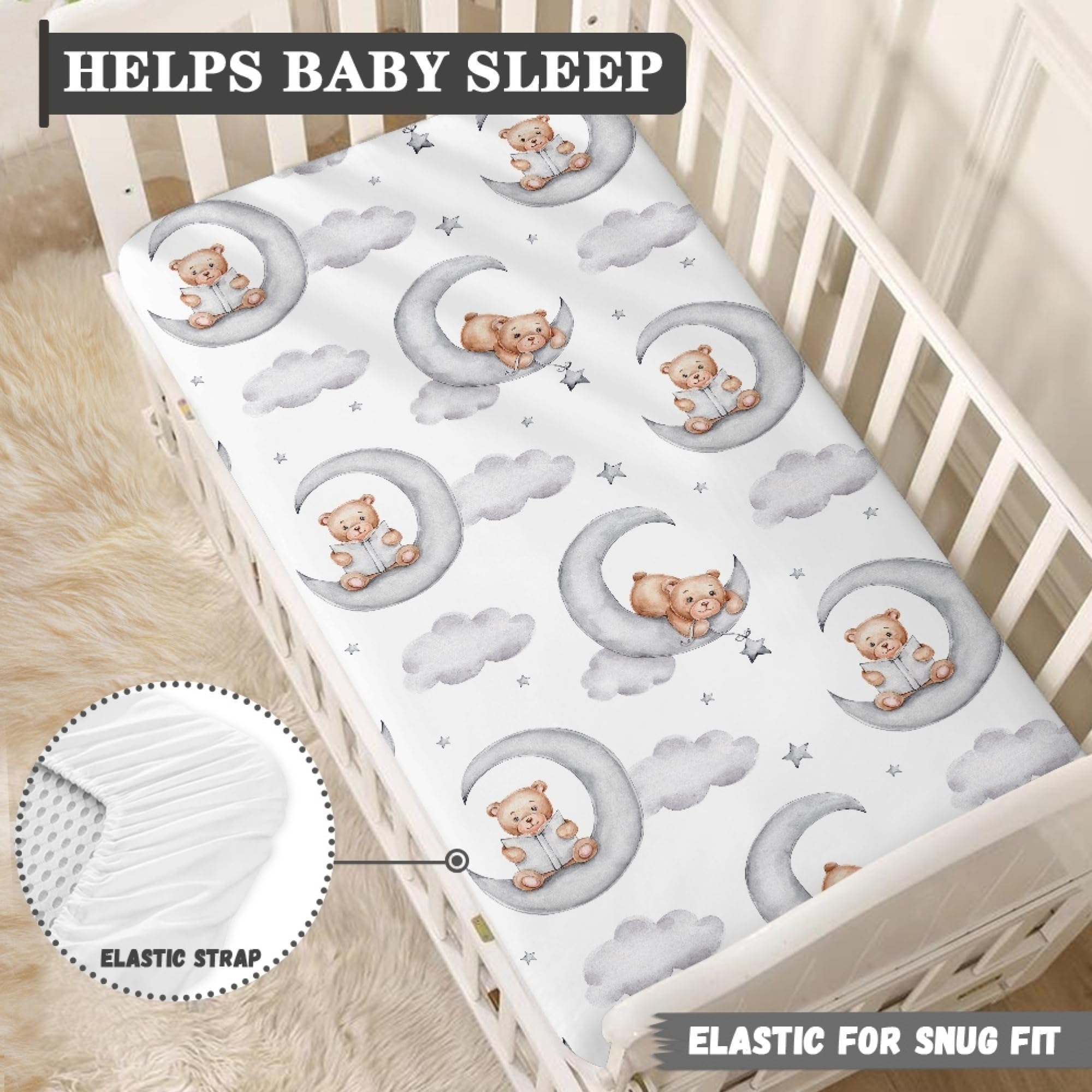 QINBEIDU easy-care sheet withstands cold wash and gentle drying.