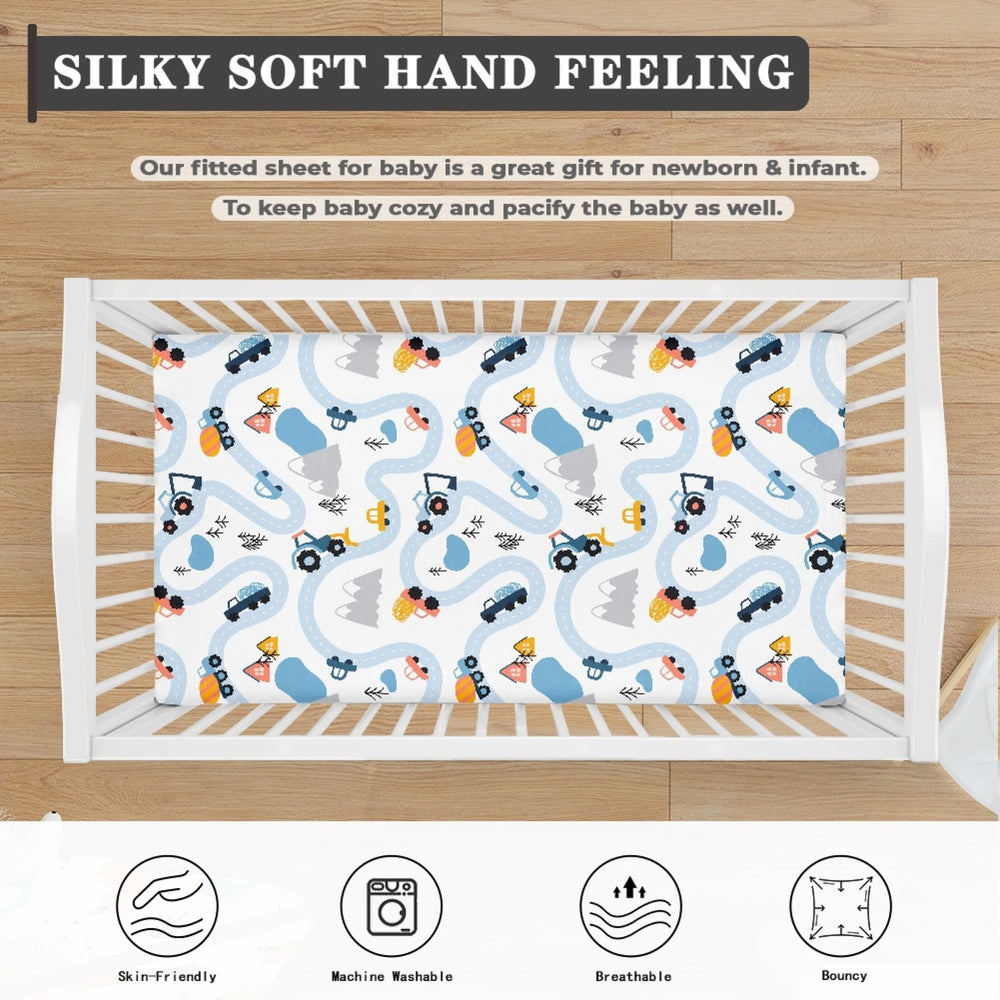 QINBEIDU soft polyester material offers breathable comfort for nap time.