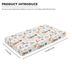 QINBEIDU soft polyester crib sheet texture image emphasizes cozy, gentle touch for sensitive baby skin.