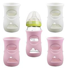 QinSuiKai silicone sleeves fit Avent natural bottles for safe compatibility.