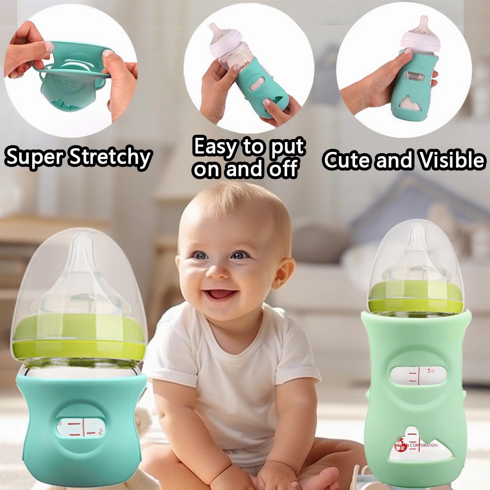 QinSuiKai insulated sleeve helps keep milk warm between feeds