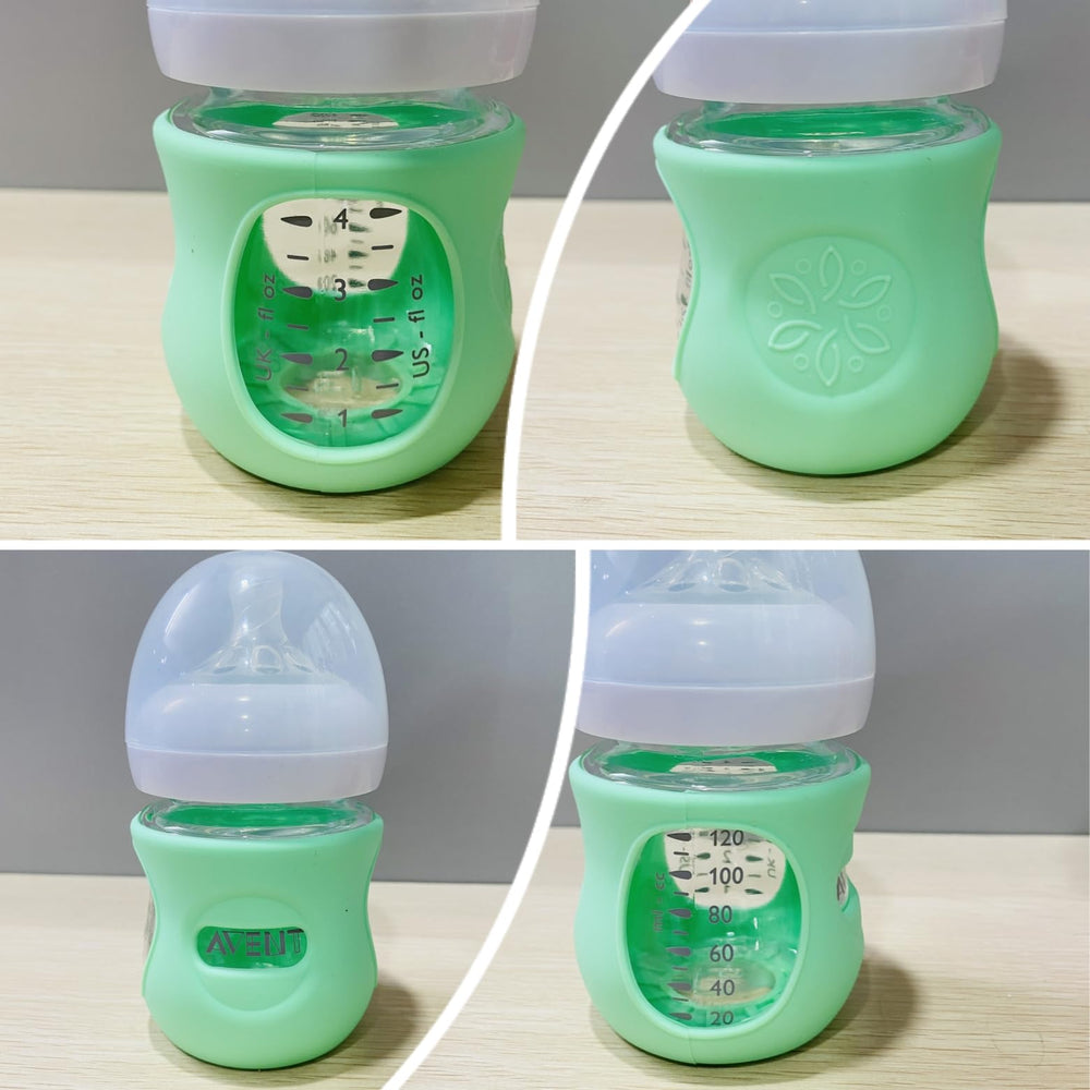 QinSuiKai silicone sleeve pack 4oz multicolor demonstrates coordinated bottle protection for daily use